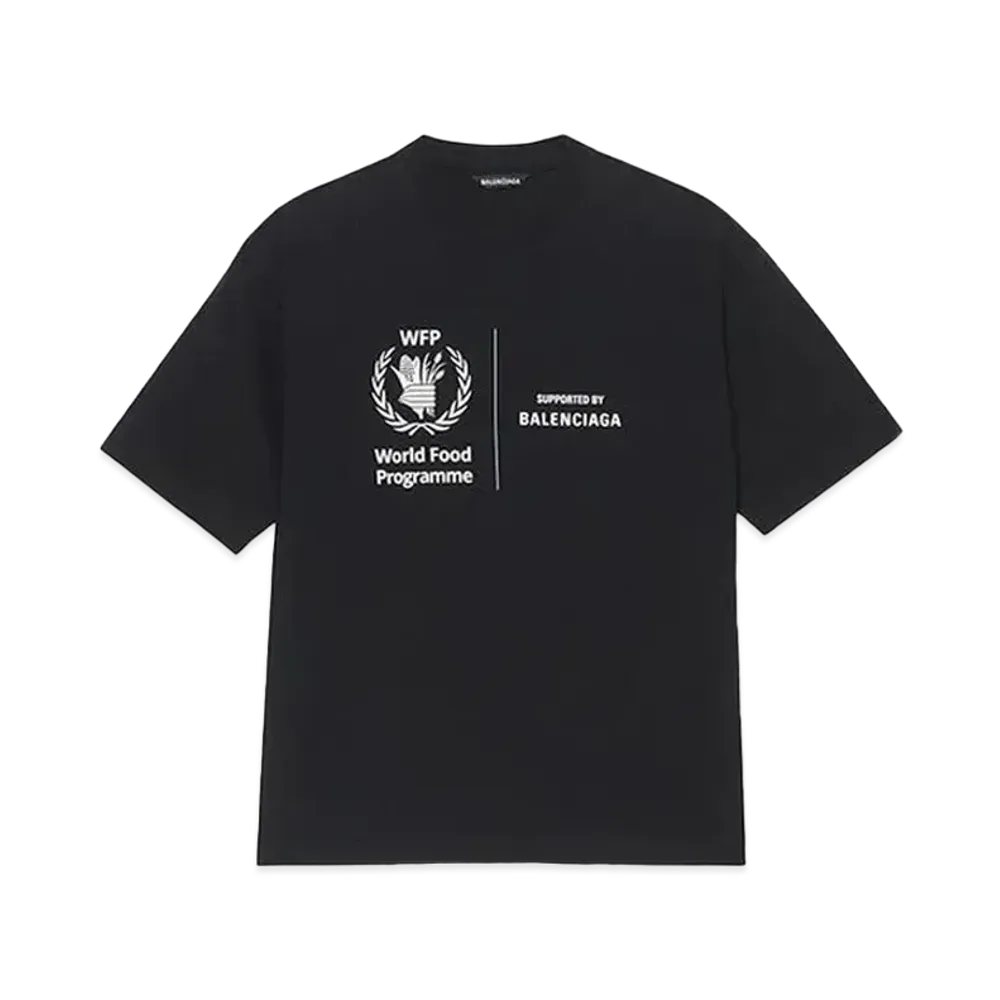 BALENCIAGA Men's WFP Medium Fit T-shirt "Black"