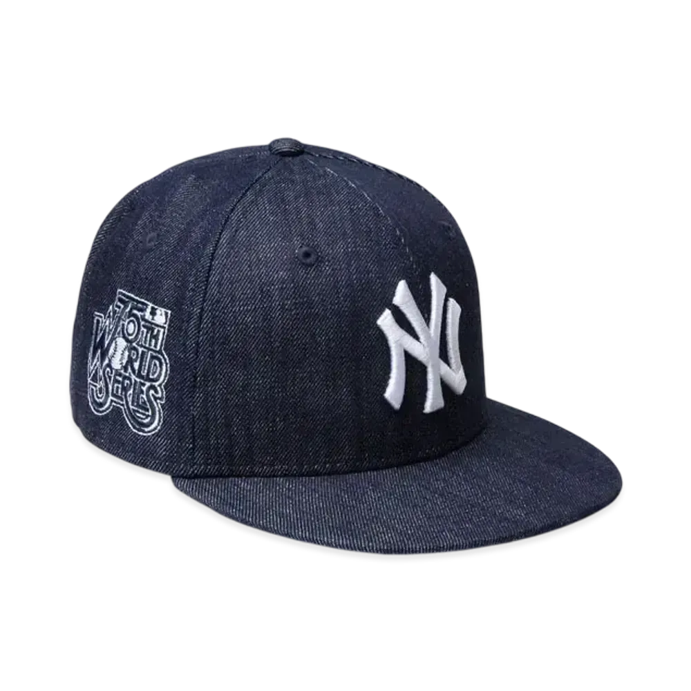 NEW ERA Youth 9Fifty Denim New York Yankees World Series Side Patch "Indigo Denim"