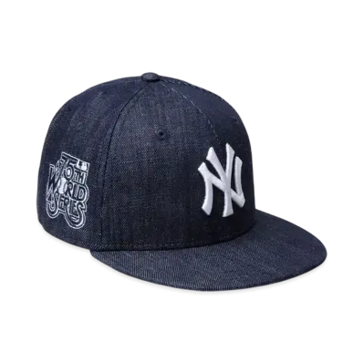 NEW ERA Youth 9Fifty Denim New York Yankees World Series Side Patch "Indigo Denim"