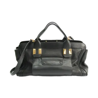 Chloe Alice Leather 2WAY Bag "Black"