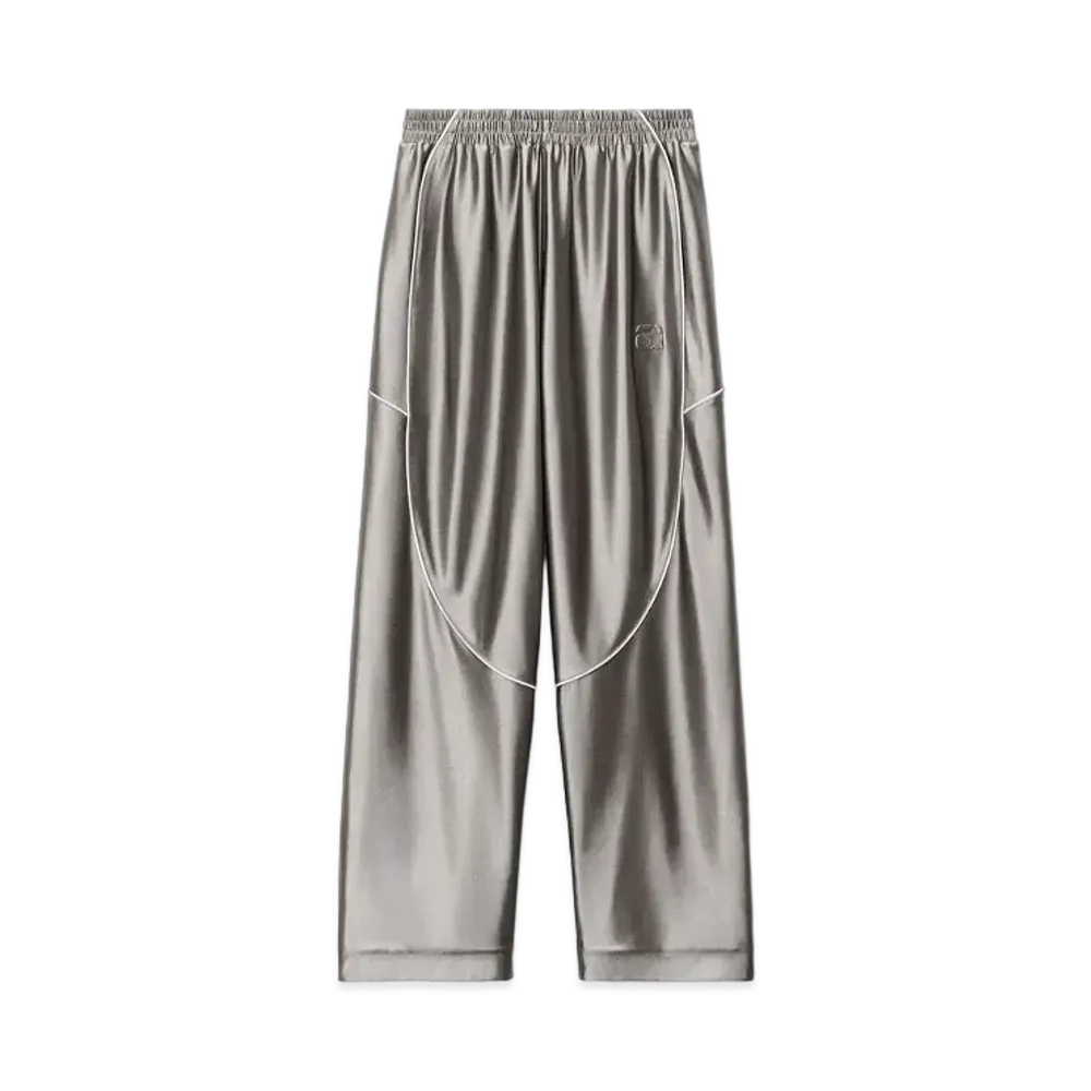 Alexander Wang Satin Faille Jersey Track Pants "Earl Gray"