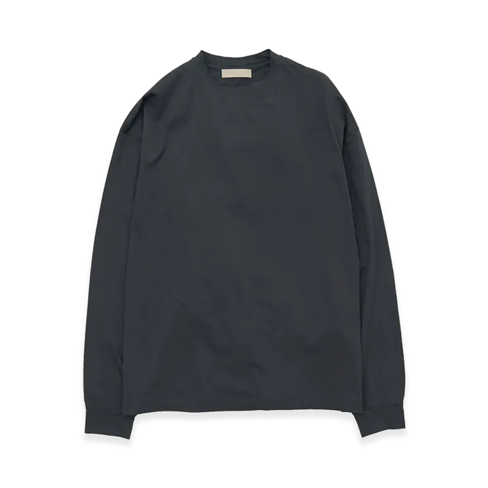 YOKE Suvin Cotton Yoke T-Shirt Long Sleeves "Steel Gray"