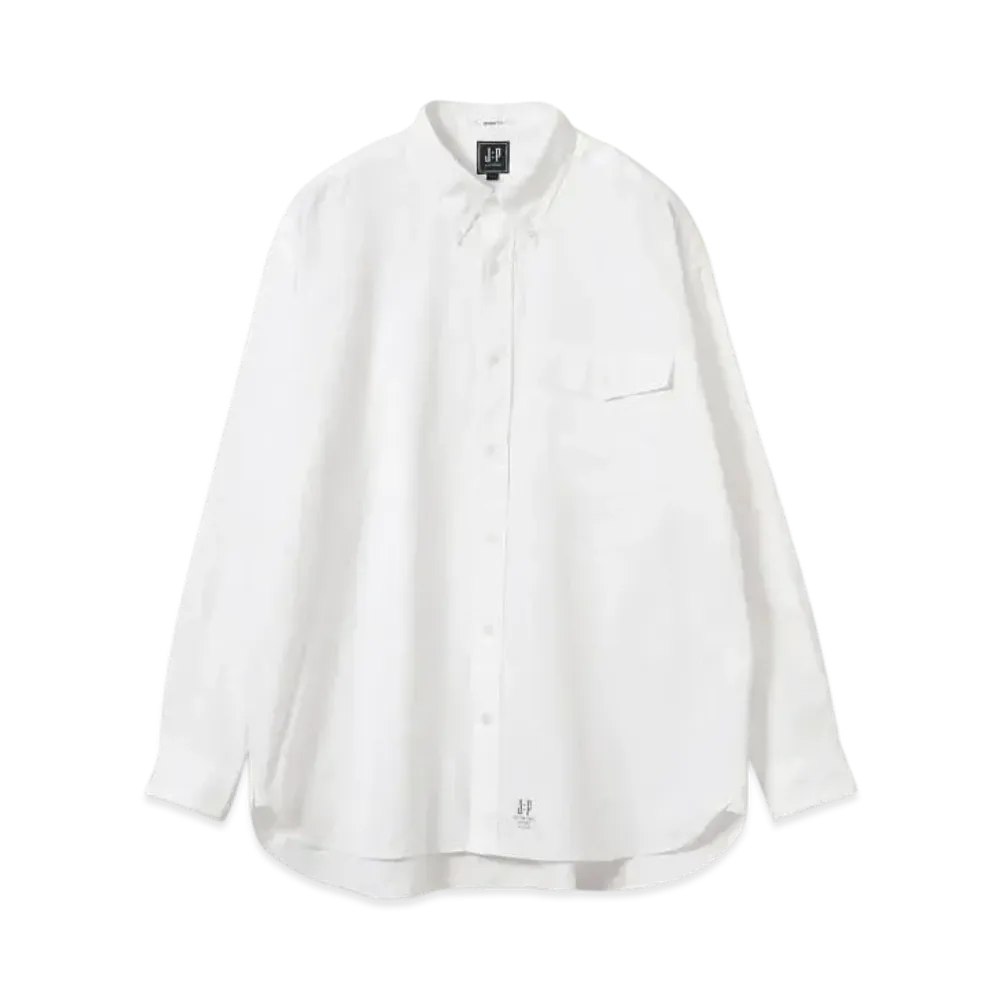 B:MING by BEAMS x J.PRESS ORIGINALS Oxford Button Down Shirt "White"