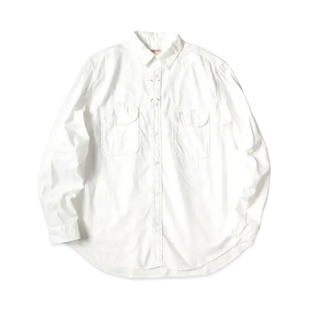 KAPITAL OX Clip Shirt "White"