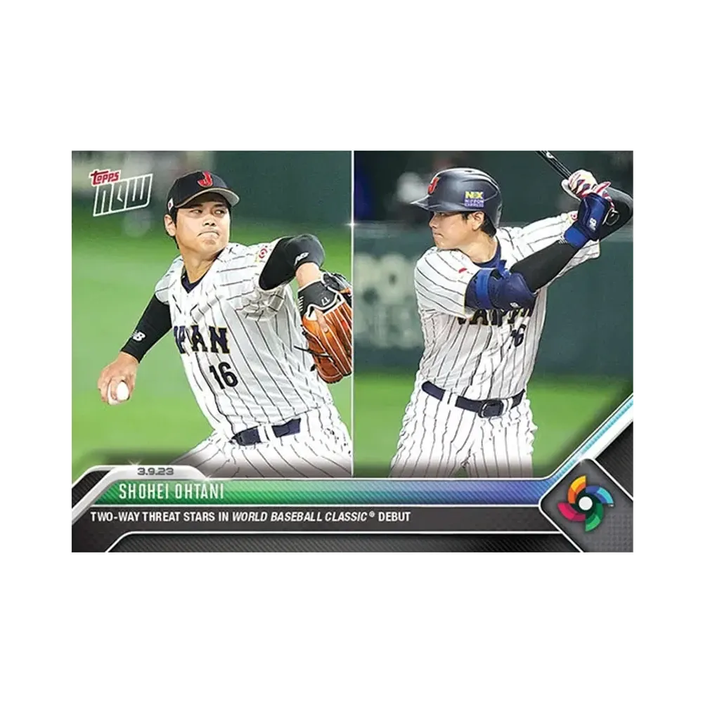 大谷翔平 [8](2023 WBS トップスナウ JPカード)