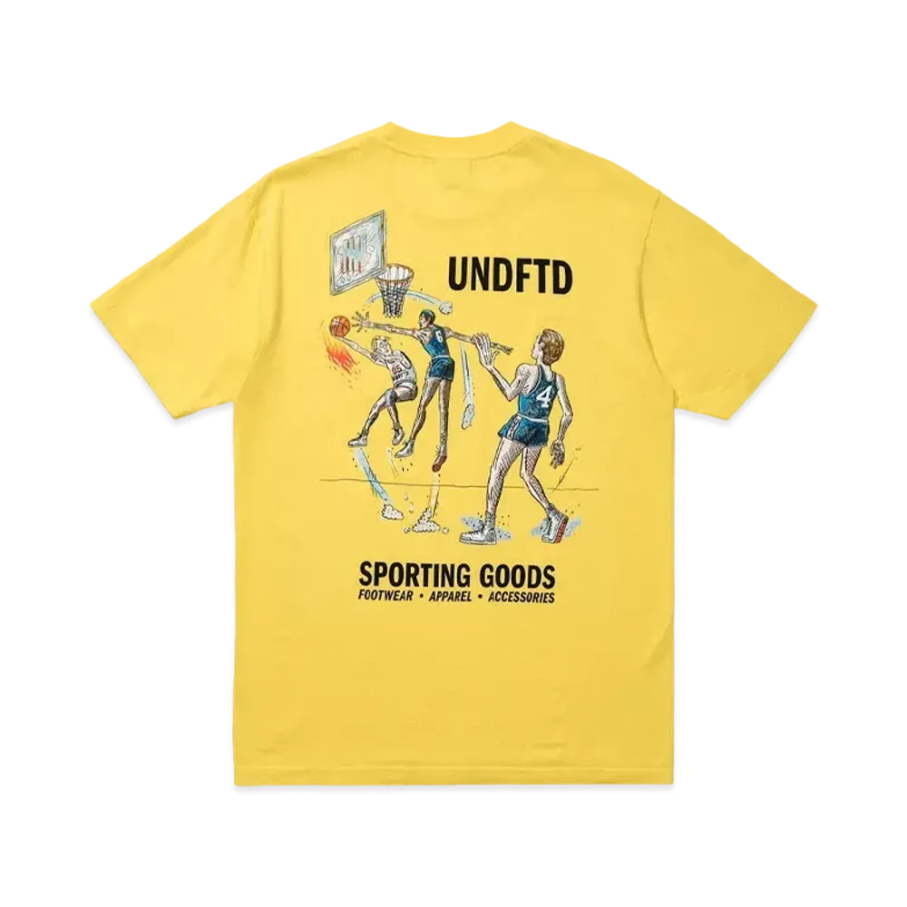 UNDEFEATED HOOP GOODS S/S TEE - 80231 "Yellow"