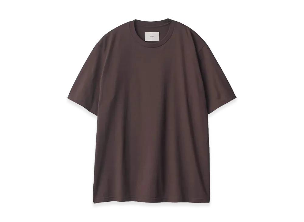 ssstein Suvin Cotton Basic Tee "Brown"