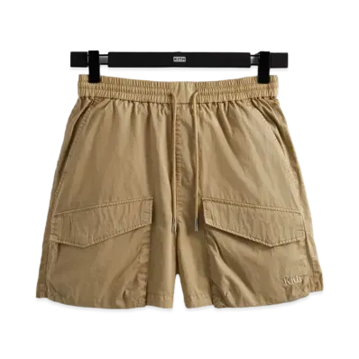 Kith Washed Cotton Boreum Cargo Pocket Short "Canvas"