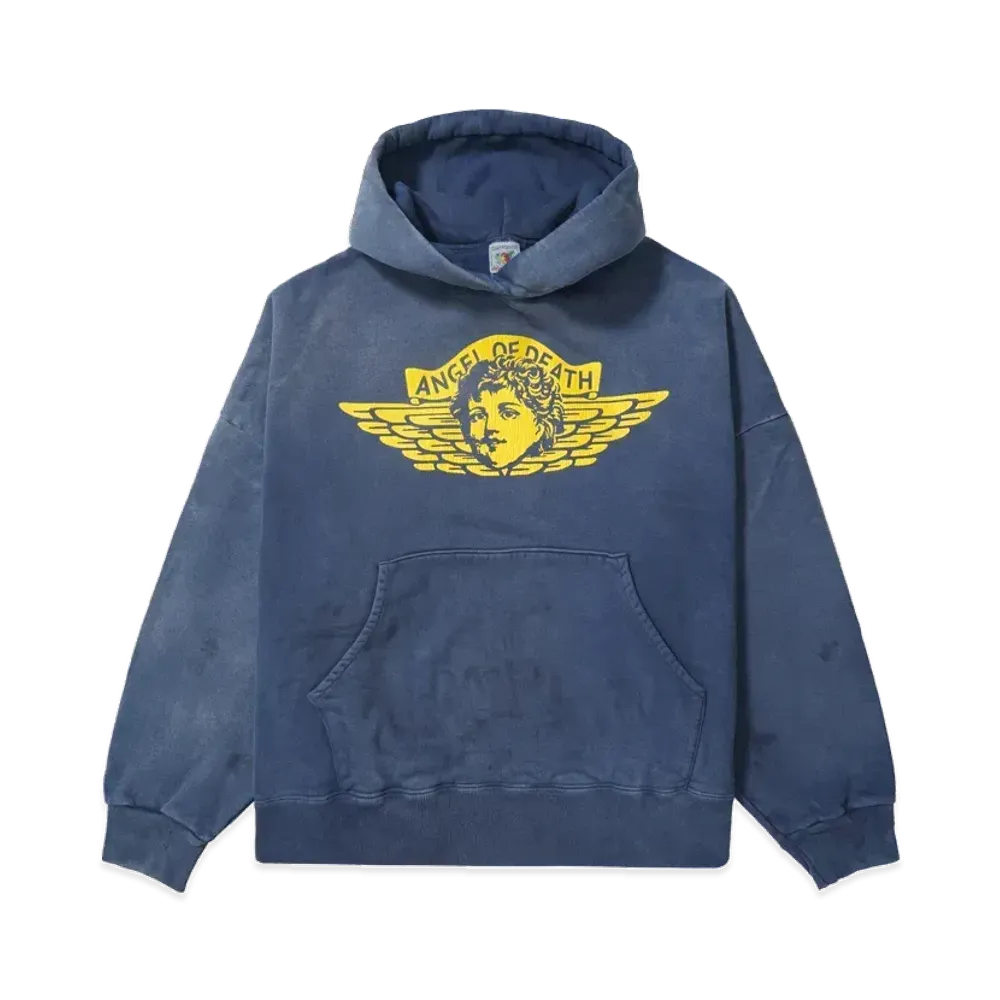 SAINT Mxxxxxx Hoodie_Angel "Navy" SM-YS1-0000-044