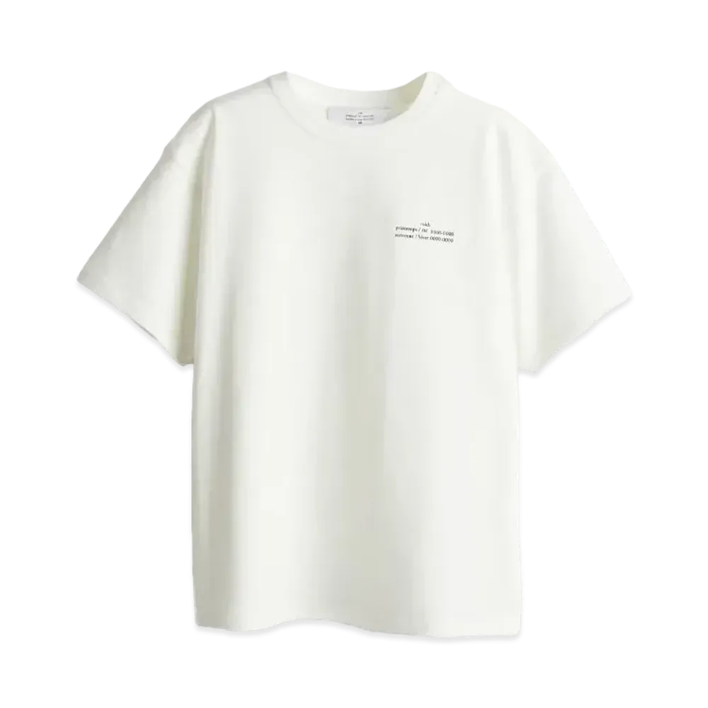 rokh x H&M Oversized Printed T-Shirt "White"