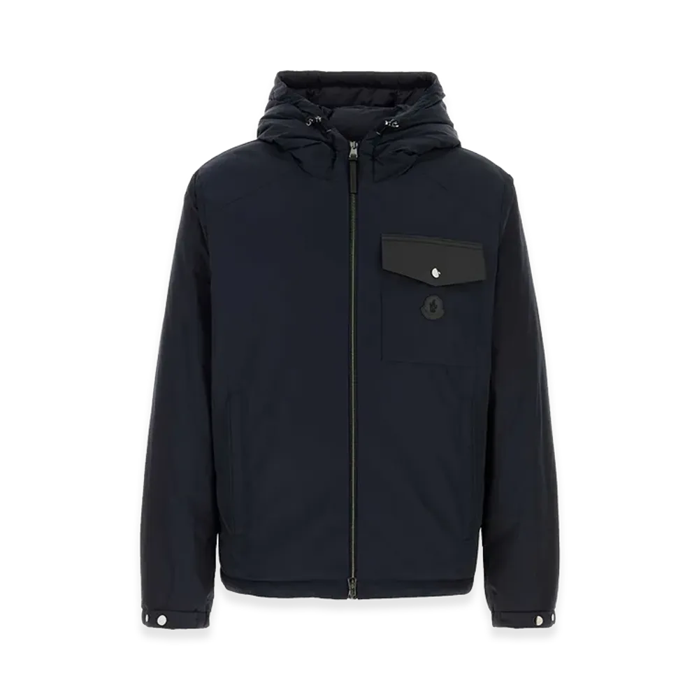 MONCLER Polyester Nohedes Down Jacket "Midnight Blue"