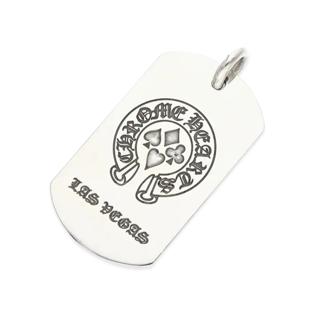 Chrome Hearts Las Vegas Exclusive Large Dog Tag "Silver"