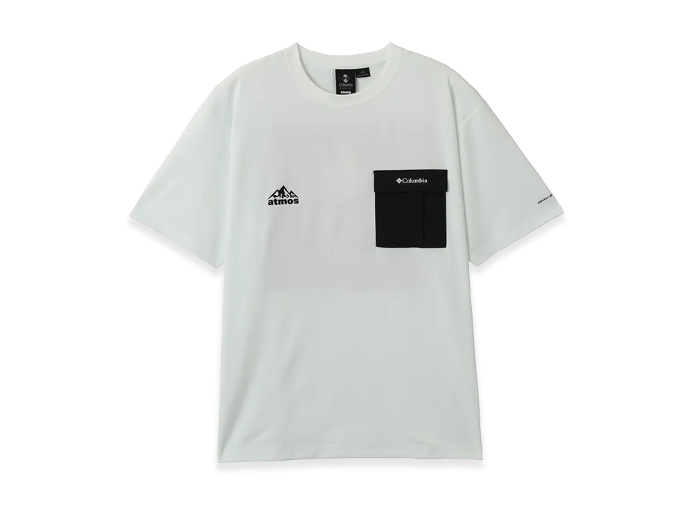 atmos x Columbia Pocket T-shirt "White"