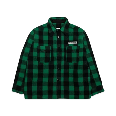 SubCulture Buffalo Check Jacket "Green x Black"