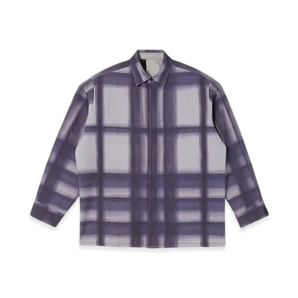 N.HOOLYWOOD COMPILE Fly Front Shirt "Purple"