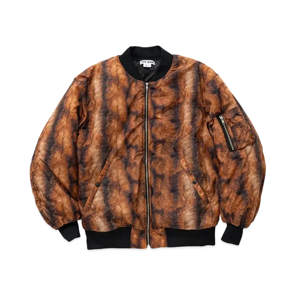 TTT MSW Fur Printed Ma-1 "Brown"