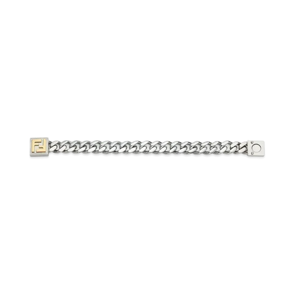 FENDI Palladium and Gold Coloured Bracelet "Gold"