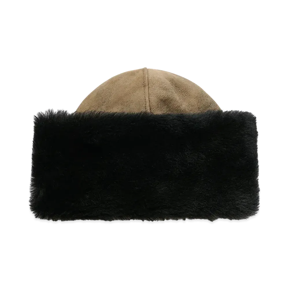 OUR LEGACY Women's Blizzard Hat "Smoky Black Dry Shearling"