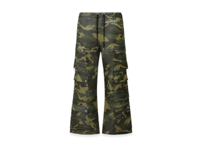 BREATH Glitter Triple Cargo Pants "Camo"