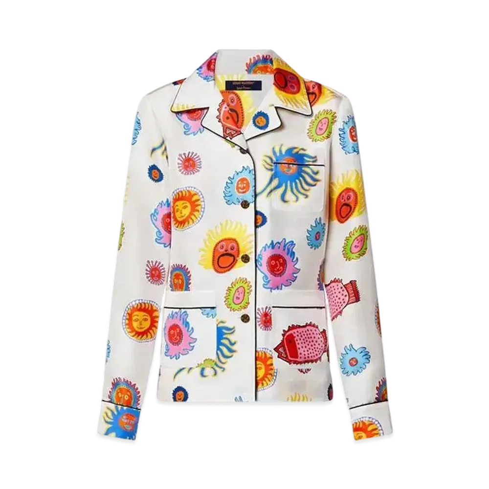 Louis Vuitton x Yayoi Kusama Faces Pajama Shirt My Eternal Soul "Blanc"