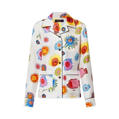 Louis Vuitton x Yayoi Kusama Faces Pajama Shirt My Eternal Soul "Blanc"