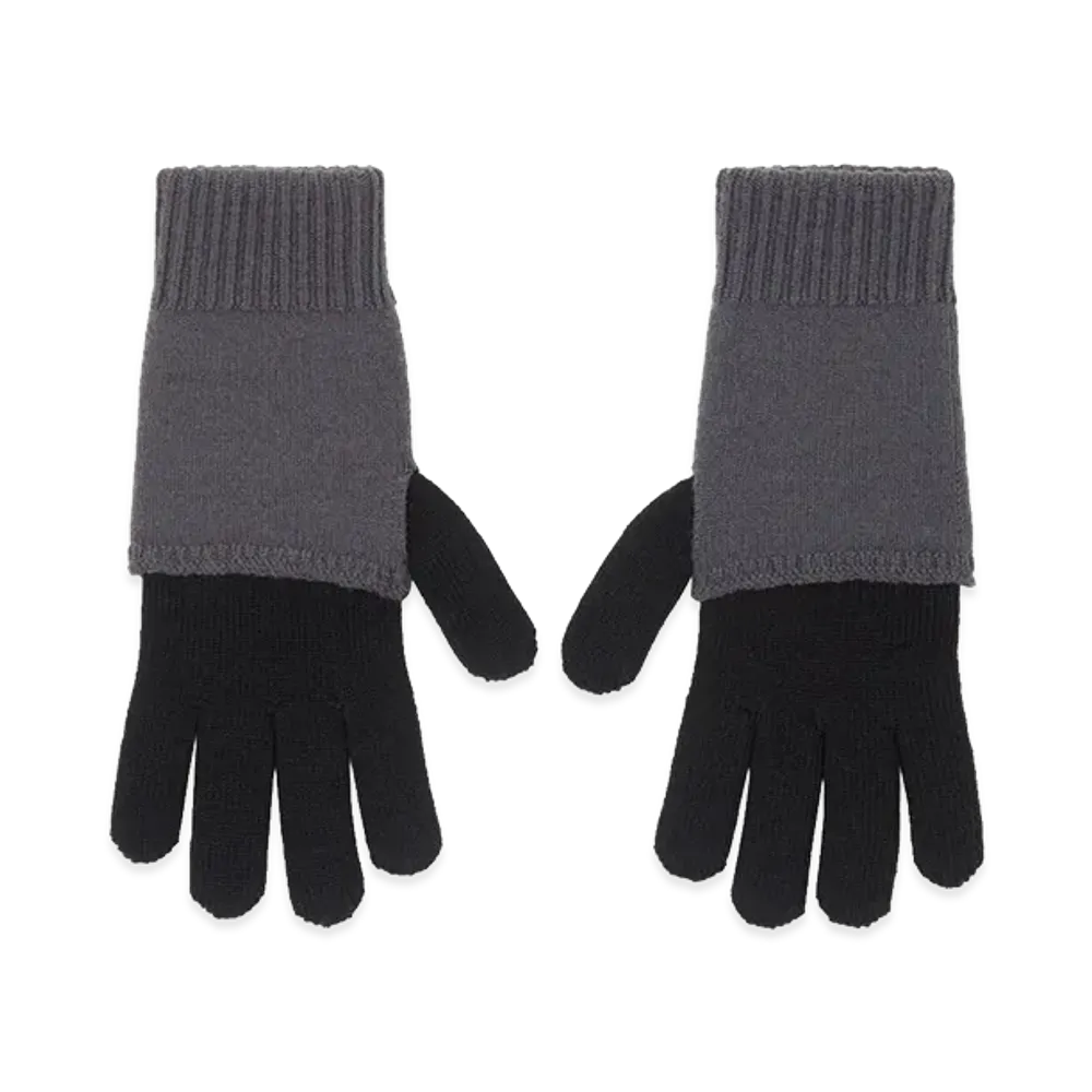 MM6 Maison Margiela Women's Gloves "Black/Gray"