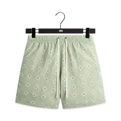 Kith Printed Collins Swim Short "Stoneware"