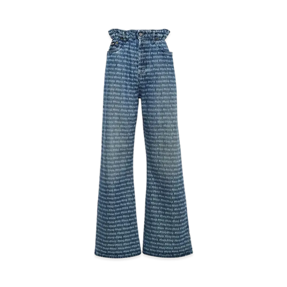 MIU MIU Women's Denim Pants "Blue"