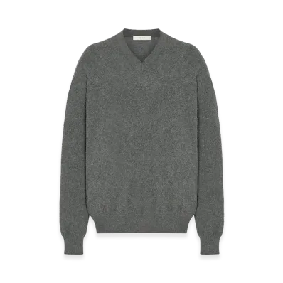 The Row Women's Lomika Cotton Tops "Grey Melange"