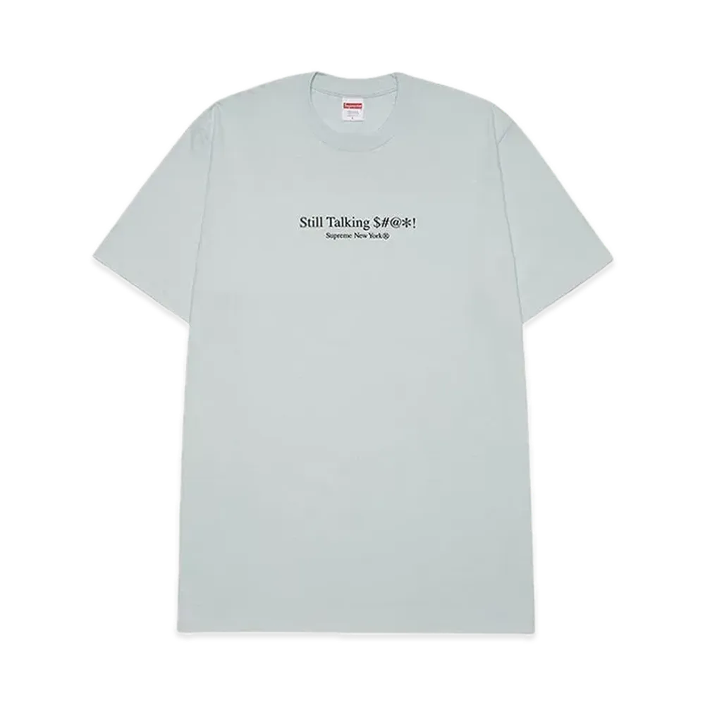 シュプリーム スティル トーキング Tシャツ "ペイル ブルー"