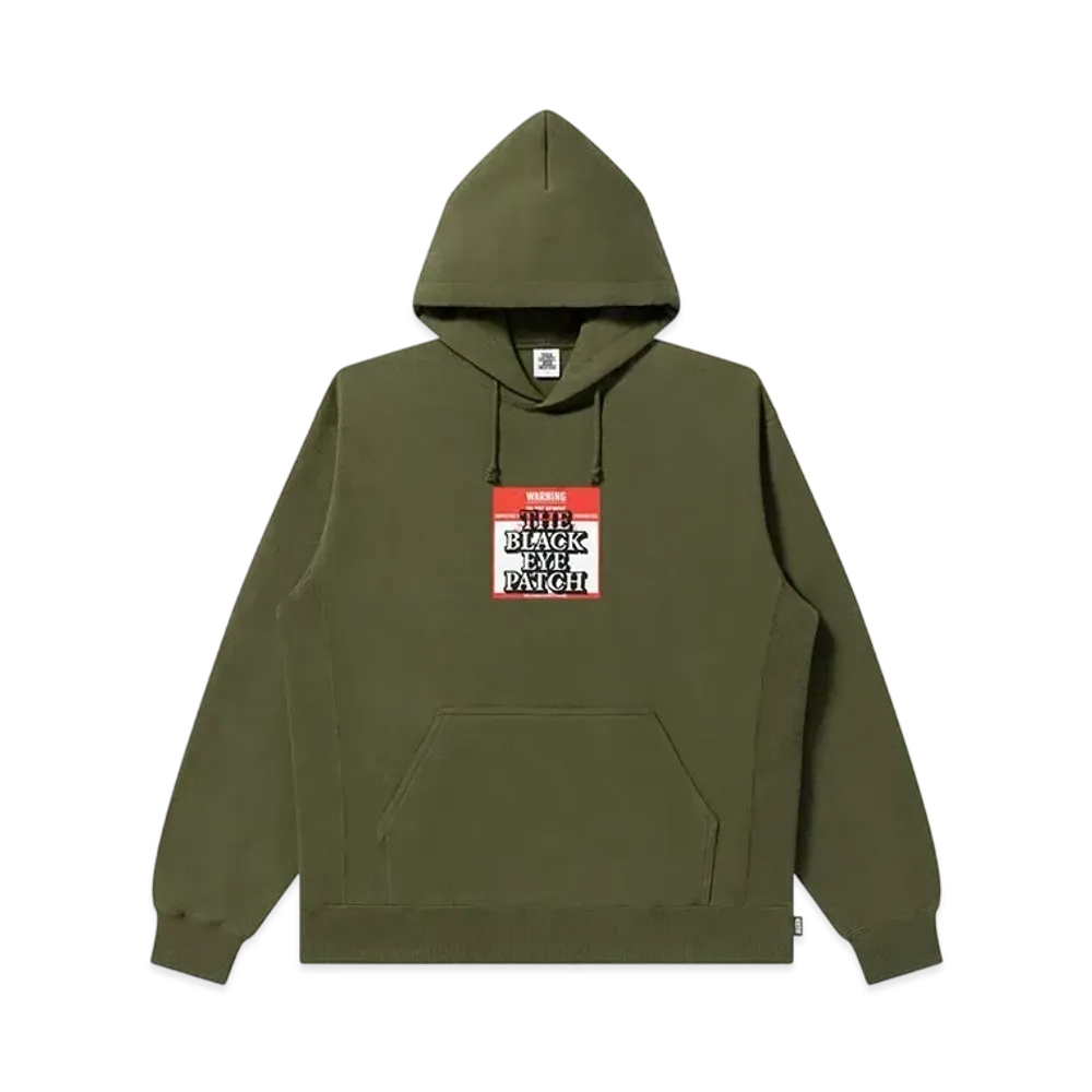 BlackEyePatch Do Not Remove Label Hoodie "Olive"