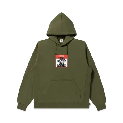 BlackEyePatch Do Not Remove Label Hoodie "Olive"