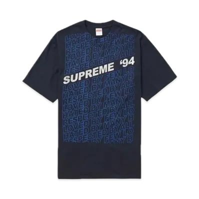 Supreme Respected Tee "Navy"