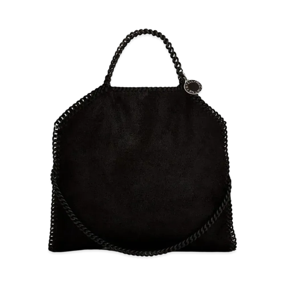 Stella McCartney Falabella Fold-Over Tote "Black"