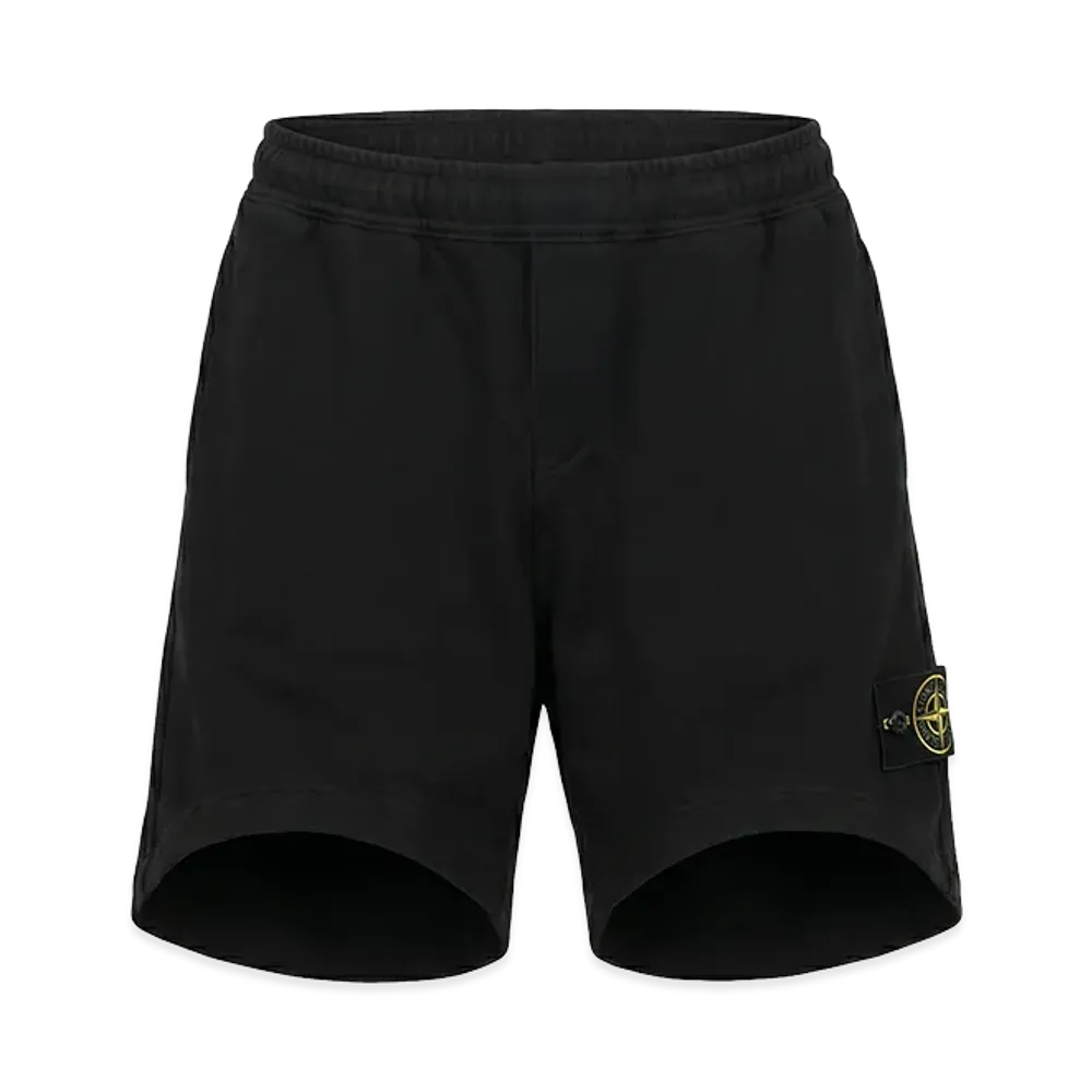 Stone Island Brushed Organic Cotton Fleece "Black"