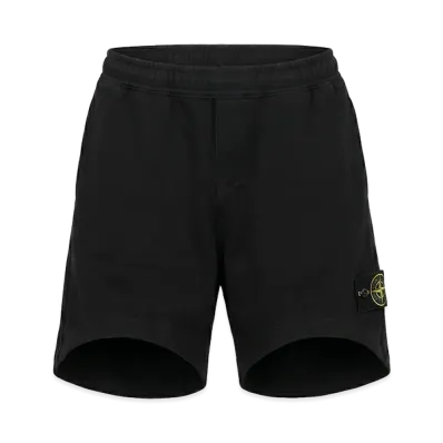 Stone Island Brushed Organic Cotton Fleece "Black"