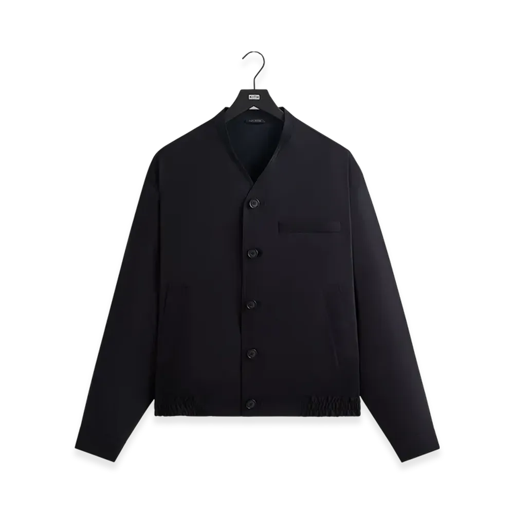 Kith x Giorgio Armani Collarless Bomber Jacket "Admiral"