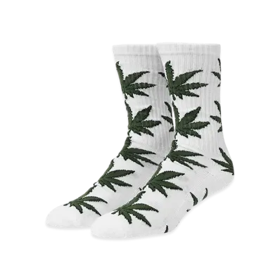 HUF WINTER 25 Plantlife Shadow Socks "White/Green"