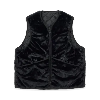 DAIWA PIER39 Women's Tech British Hunter Fur Vest "Black"