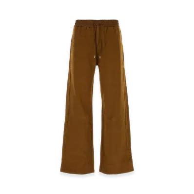 Saint Laurent Cotton Joggers "Brown"