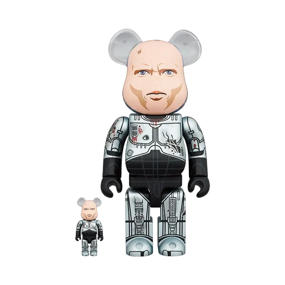Bearbrick ROBOCOP MURPHY HEAD Ver. 100% & 400%