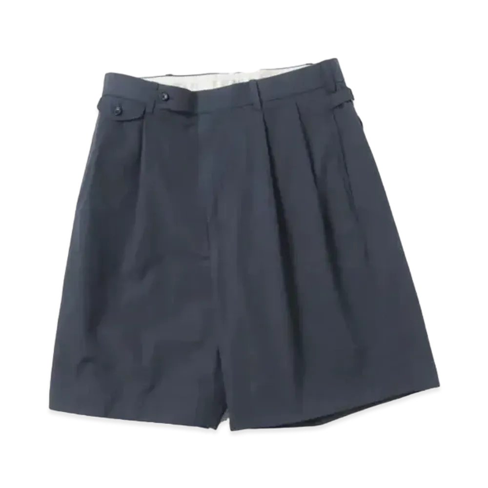 A.PRESSE High Density Weather Cloth Shorts "Navy"