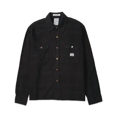Stussy x Our Legacy Work Shop Country Shirt "Washed Black Flannel Check"