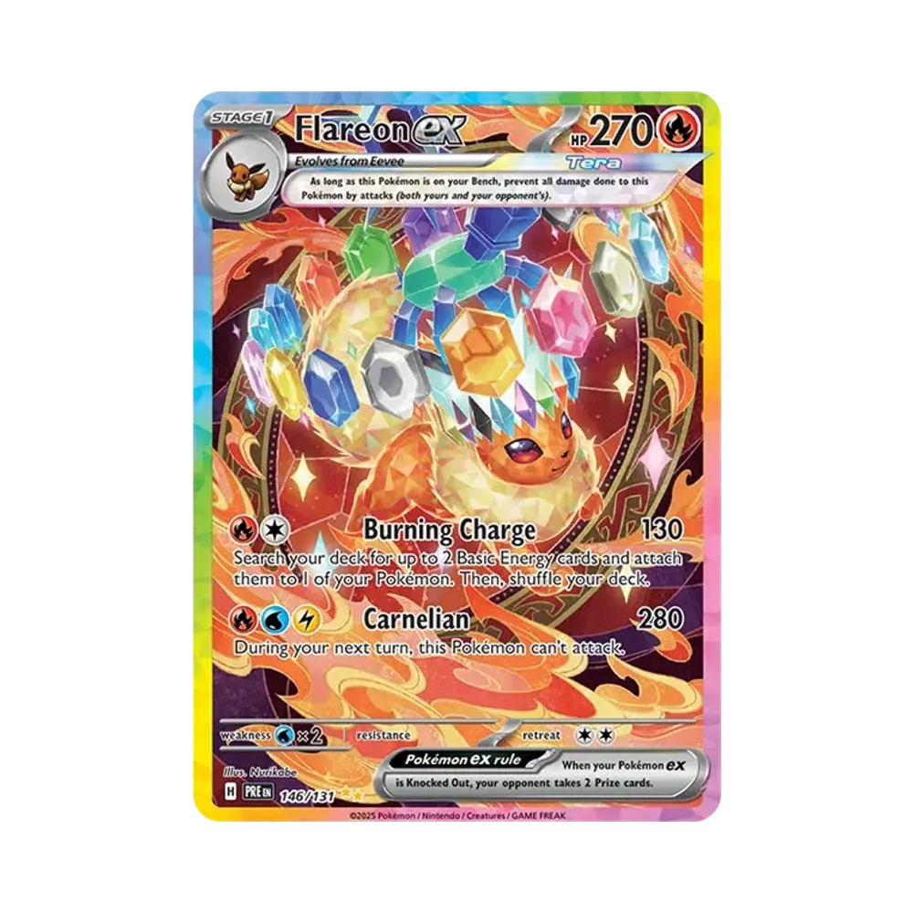 ブースターex SIR [PRE EN 146/131]【英語版】(スカーレット&バイオレット「プリズマティックエボリューションズ」)