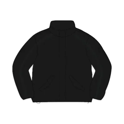 Supreme Brushed Twill Zip Jacket "Black"