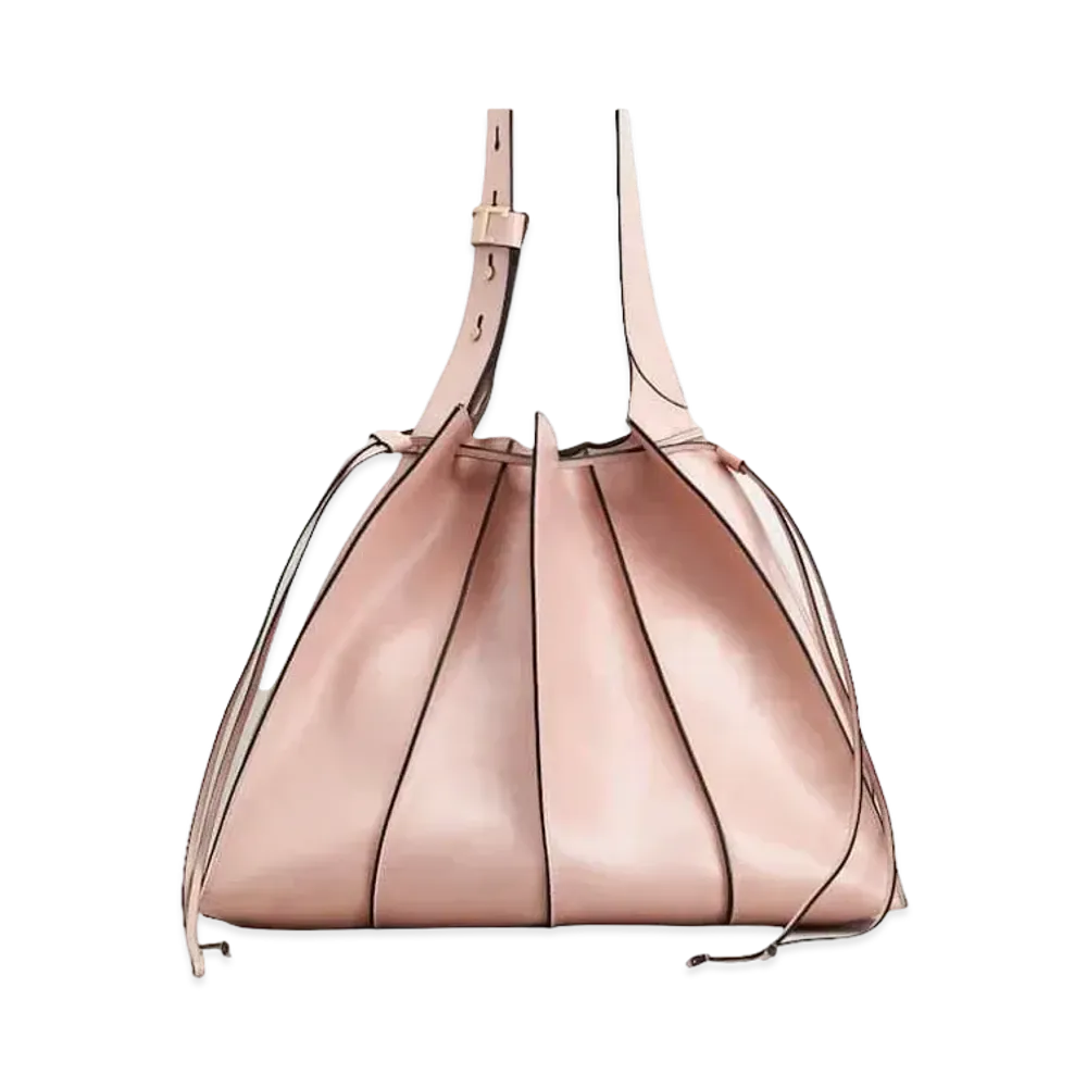 TOD'S Bucket Bag In Leather Large "Pink"