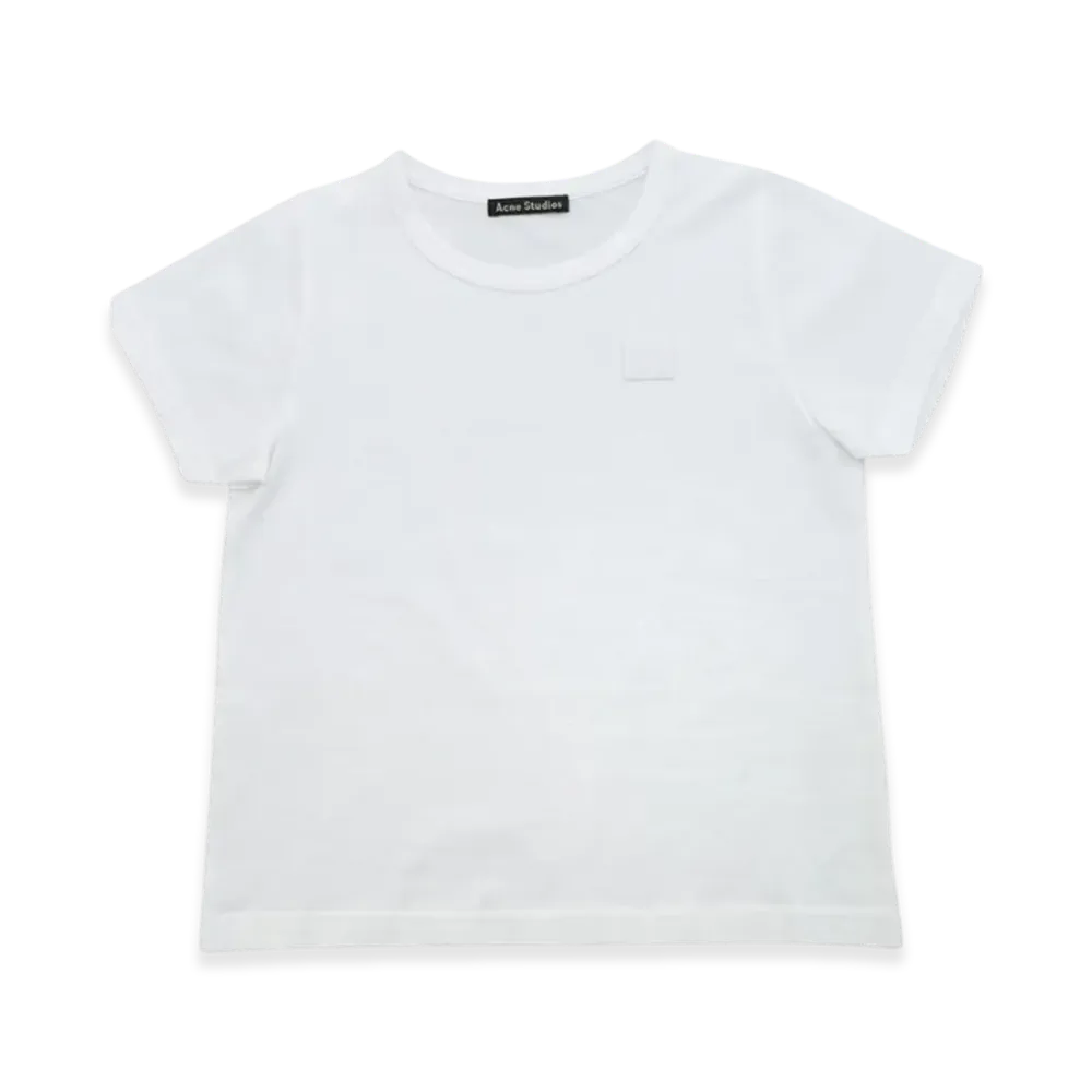 Acne Studios Kids Crewneck T-Shirt "Optic White"