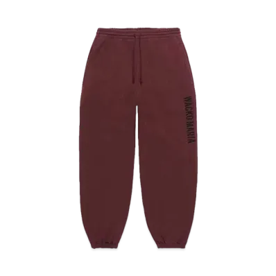 WACKO MARIA Middle Weight Sweat Pants "Burgundy"
