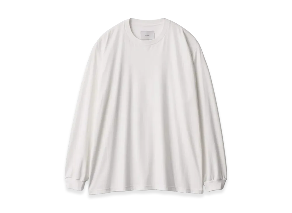 ssstein Suvin Cotton Basic LS Tee "Off White"