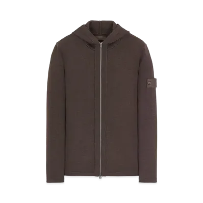 Stone Island 574FA PURE WOOL_GHOST PIECE "Dark Brown"